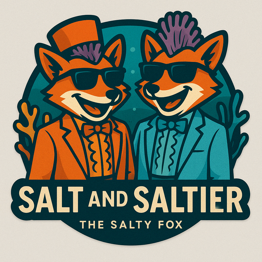 "Salt and Saltier" Sticker – 3"