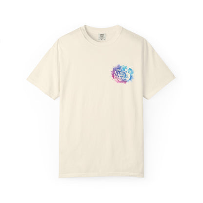 Seafoam Fox T-Shirt — "The Salty Fox" Ocean Coral Graphic Tee