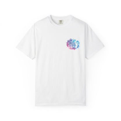 Seafoam Fox T-Shirt — "The Salty Fox" Ocean Coral Graphic Tee