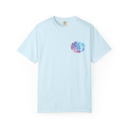 Seafoam Fox T-Shirt — "The Salty Fox" Ocean Coral Graphic Tee