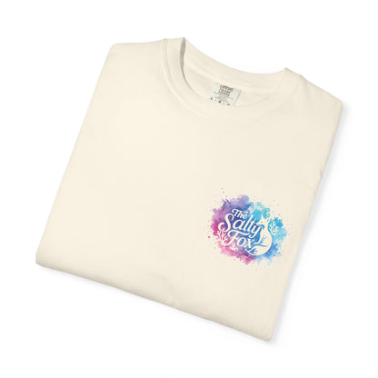 Seafoam Fox T-Shirt — "The Salty Fox" Ocean Coral Graphic Tee