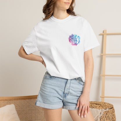 Seafoam Fox T-Shirt — "The Salty Fox" Ocean Coral Graphic Tee