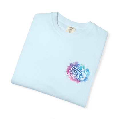Seafoam Fox T-Shirt — "The Salty Fox" Ocean Coral Graphic Tee