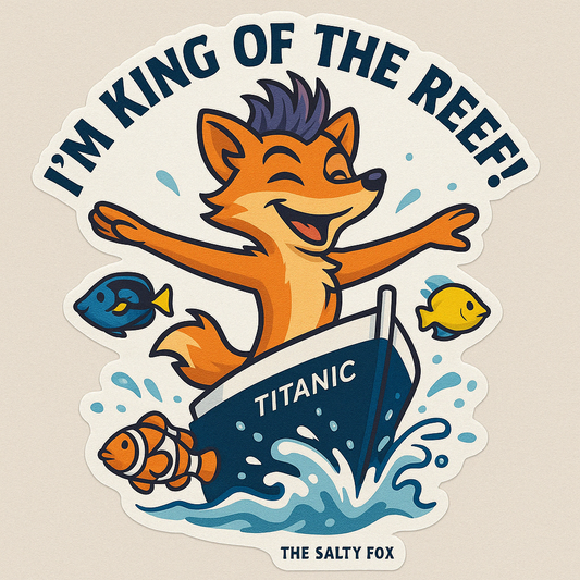 "King of the Reef" Sticker – 3"