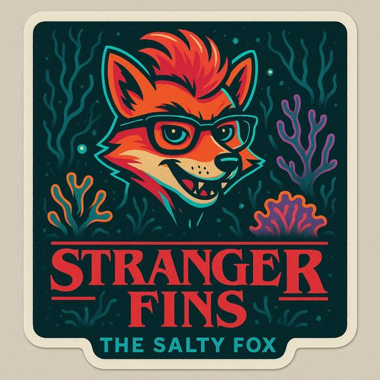 "Stranger Fins" Sticker – 3"