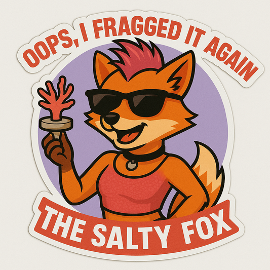 "Oops, I Fragged It Again" Sticker – 3"